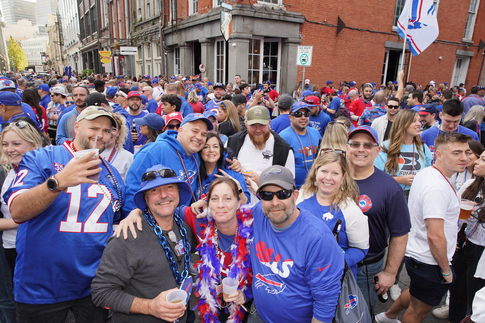 Buffalo Bills packers of NOLA Takeover Parade